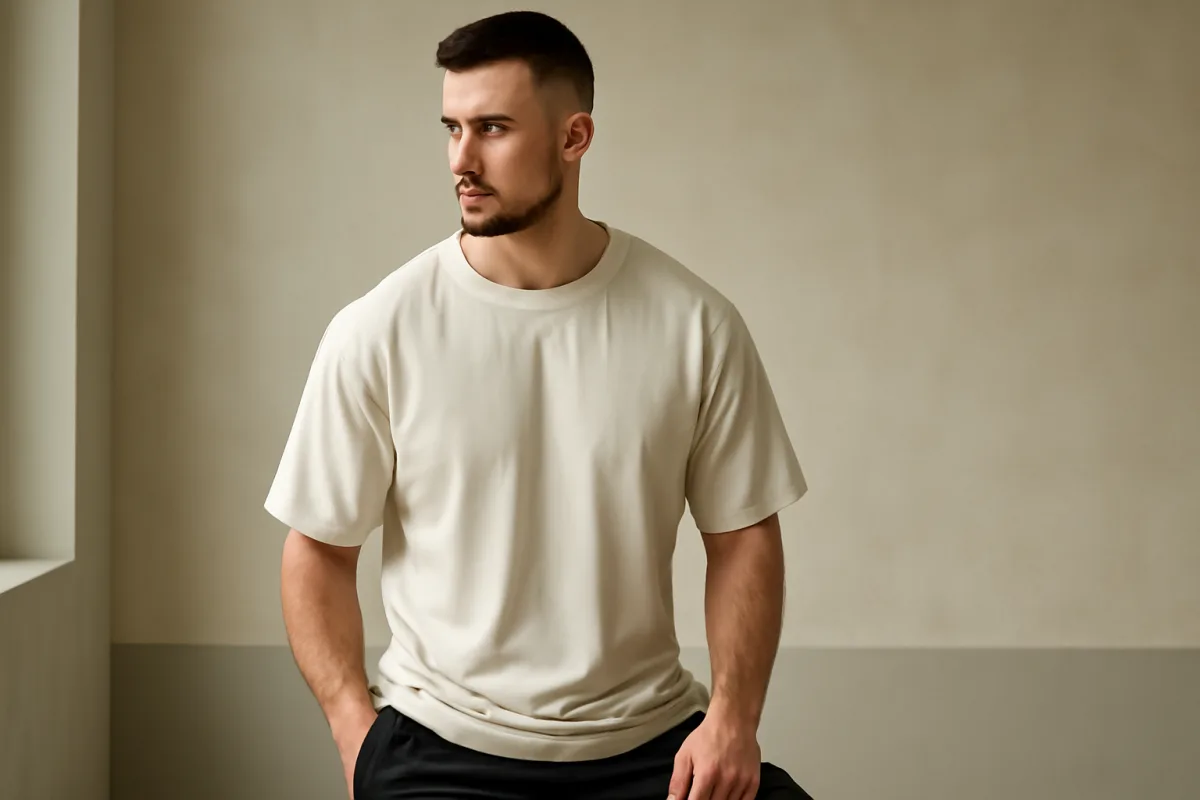 T-shirt oversize uomo: i dettagli di scelta che fanno apparire più atletici senza sforzo