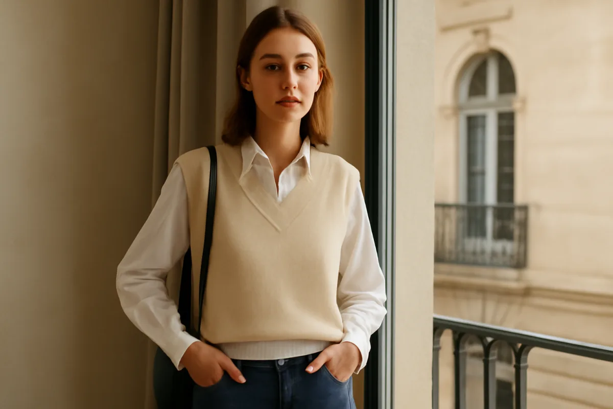 Come abbinare il gilet in maglia? Il trucco di stile che regala originalità senza eccessi